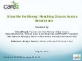 Show Me The Money: Reaching Donors Across Generations