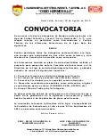 Convocatoria entrenadores de selecciones