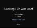 Cooking Perl with Chef