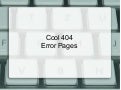 Cool 404 error pages