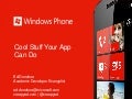 Cool Stuff Your App Can Do