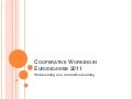 Cooperative working in eurodidaweb 2011