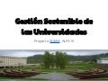 Sobre la Gobernanza Universitaria