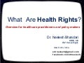 Health Rights and Information accessibility