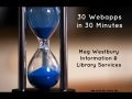 30 New Webapps in 30 Minutes 2013