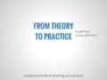 Web Projects: From Theory To Practice