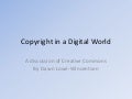 Copyright In A Digital World