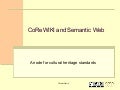 CoReWIKI and Semantic Web