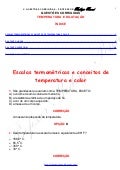 Questões Corrigidas, em Word: Temperatura e Dilatação   - Conteúdo vinculado ao blog      http://fisicanoenem.blogspot.com/