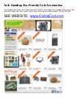 Cork HandBags Eco-Friendly Accessories  