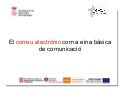 El correu electrònic com a eina bàsica de comunicació