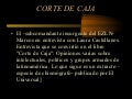 Corte de Caja