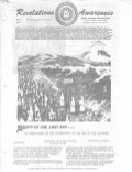 Cosmic Awareness 1982-05: "All About Legends, Myths and Parables: The Legend of Noah&rsquo;s Ark"
