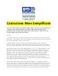 Costruzione muro semplificato