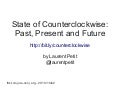 Counterclockwise  past present future