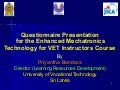 Sri Lanka Country Report