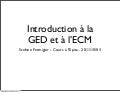Cours ECM à l&rsquo;EPITA