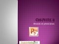 Cours  informatique éléments de présentation - 8ème