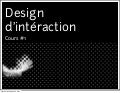Cours1: design d'interaction