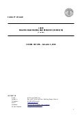 Course outline handout