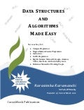 Data Structures and Algorithms made Easy (Cover Page)