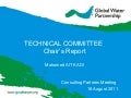Technical Committee Chair&rsquo;s report by Dr Mohamed Ait-Kadi - CP meeting Day 1