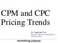 CPM and CPC Pricing Trends by Augustine Fou