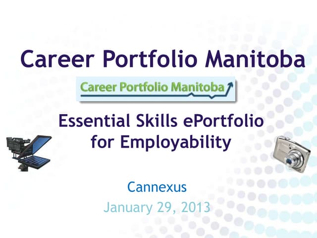 ePortfolios for Employability Cannexus 2013