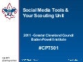Social Media Tools and your Scouting Unit