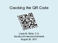 Cracking the QR Code