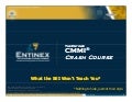 Entinex CMMI Crash Course with Agile Concepts