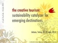 Creative tourism as a catalyst for sustainable development