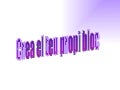 Crea El Teu Propi Bloc. Fran Victor Alba