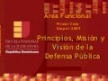 ENJ-1-100 Creación y Organización De La Defensa Pública