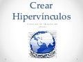 Crear hipervínculos