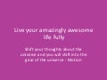 Create an awesome life