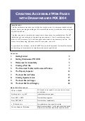 Creating Accessible Web Pages Using Dreamweaver Mx 2004