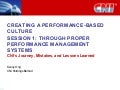 Creating Performance Based Culture trough Performance Management Systems 