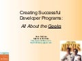 Creating Successful Developer Programs