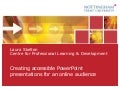 Creating accessible powerpoints   presentation