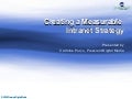 Creating a Measurable Intranet Strategy