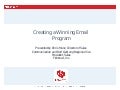 Creating a Winning Email Marketing Program