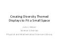 Creating Diversity Displays
