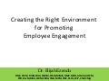 Creating the Right Environment for Employee Engagement