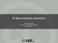Creative Commons metrics