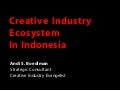 Creative Industry Ecosystem