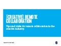 Creative Remote Collaboration