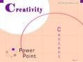 CREATIVITY POWERPOINT