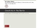 Creativity in the Remix (2011)