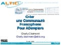 Creer Une Communaute Francophone Pour Adempiere